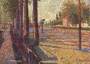 Paul Signac The Railway at Bois-Colombes Sweden oil painting artist